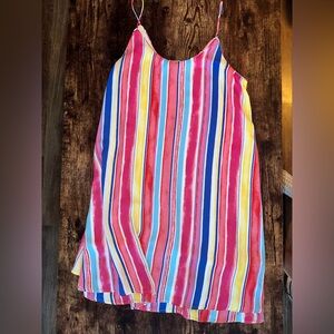 Colorful Striped Sleeveless Top